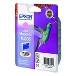 Epson T0806 inkt cartridge licht magenta (origineel)