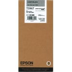 Epson T5967 inkt cartridge licht zwart standaard capaciteit (origineel)