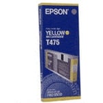 Epson T475 inkt cartridge geel (origineel)