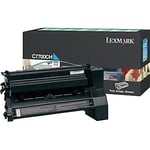 Lexmark C7700CH toner cartridge cyaan hoge capaciteit (origineel)