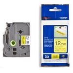 Brother TZe-S631 - 8m zwart op geel / gelamineerd tape / sterk klevend / 12mm (origineel)