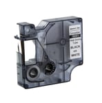DYMO S0718260 / 18051 IND Rhino tape krimpkous zwart op wit 6mm (huismerk)