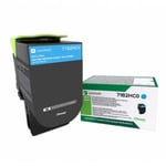Lexmark 71B2HC0 toner cartridge cyaan hoge capaciteit (origineel)