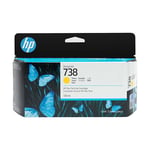 HP 738 (498N7AHP 738 (498N7A) inktcartridge geel (origineel)) inktcartridge geel