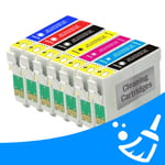 Epson T0540 serie reinigingscartridges ( GO / PBK / C / M / Y / R / MBK / B ) huismerk