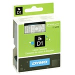 DYMO 53720 - 7m wit op transparant / zelfklevend tape / D1 / 24mm (origineel)