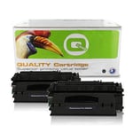 Tonershop huismerk vervangt HP Q5949X nr. 49X toner cartridge zwart hoge capaciteit 2 stuks