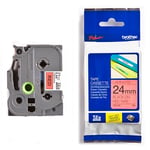 Brother TZe-451 - 8m zwart op rood / gelamineerd tape / 24mm (origineel)