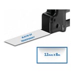 Brother TZe-133 tape blauw op transparant 12mm (huismerk)