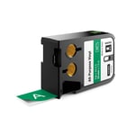 DYMO 1868783 XTL tape vinyl wit op groen 24mm (origineel)