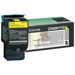 Lexmark C540H1YG toner cartridge geel hoge capaciteit (origineel)