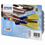 Epson T5846 inkt cartridge incl. fotopapier (origineel)