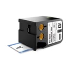 DYMO 1868733 XTL voorgesneden krimpkous tape zwart op wit 24mm (origineel)