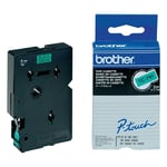 Brother TC-791 tape zwart op groen 9mm x 7,7m (origineel)