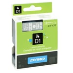 DYMO 45810 - 7m wit op transparant / zelfklevend tape / D1 / 19mm (origineel)