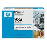 HP 92298A toner cartridge zwart nr. 98A (origineel)