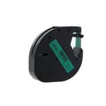 DYMO 91204 - 4m plastic groen / LetraTag tape / 12mm (huismerk)
