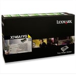 Lexmark X746A1YG toner cartridge geel (origineel)