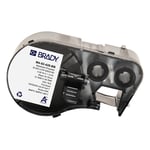 Brady M4-92-428-BB gemetalliseerde polyester labels zwart op lichtgrijs | 12,70 mm x 33,02 mm (origineel)
