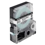Epson LC-3TBW9 - 9m zwart op transparant / gelamineerd tape extra klevend / 9mm (origineel)