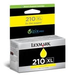 Lexmark 14L0177E inkt cartridge geel hoge capciteit nr. 210XL (origineel)
