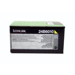 Lexmark 24B6010 toner cartridge geel (origineel)