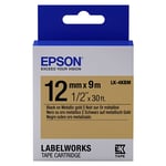 Epson LK-4KBM tape zwart op metallic goud 12mm (origineel)