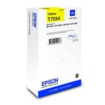 Epson T7554 inkt cartridge geel hoge capaciteit (origineel)