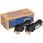 Epson S050631 toner cartridge zwart ( 2 stuks ) origineel