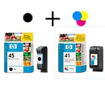 HP 51641AE / 51645AE serie ( 41 C / 45 BK ) origineel