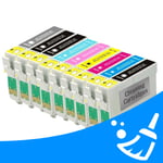 Epson T0591 serie reinigingscartridges ( BK / C / M / Y / LC / LM / LBK / MBK / LLBK ) huismerk
