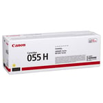 Canon 055 H toner cartridge geel hoge capaciteit (origineel)