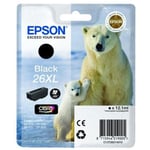 Epson T2621 inkt cartridge zwart hoge capaciteit nr. 26XL (origineel)