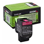 Lexmark 80C2SM0 toner cartridge magenta nr. 802SM (origineel)