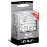 Lexmark 18C0034 inkt cartridge zwart hoge capaciteit nr. 34 (origineel)