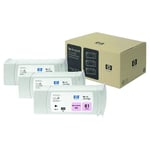 HP 81 (C5071A) inktcartridge licht magenta 3 stuks (origineel)