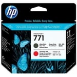 HP CE017A printkop mat zwart / chromatic rood nr. 771 (origineel)