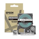 Epson LK-4TWJ matte tape wit op transparant 12 mm (origineel)