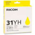 Ricoh GC-31YH gel cartridge geel hoge capaciteit (origineel)
