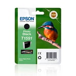 Epson T1591 inkt cartridge foto zwart (origineel)