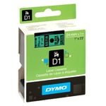 DYMO 53719 - 7m zwart op groen / zelfklevend tape / D1 / 24mm (origineel)