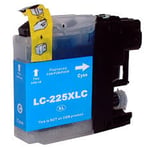 Brother LC-225XL C inkt cartridge cyaan hoge capaciteit (huismerk)