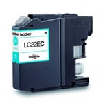 Brother LC-22EC inkt cartridge cyaan (origineel)