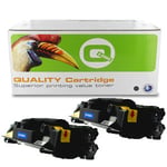 Tonershop huismerk vervangt HP CE505A nr. 05A toner cartridge zwart 2 stuks