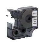 DYMO S0720900 / 45810 tape wit op transparant 19mm (huismerk)