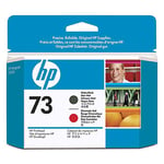 HP CD949A printkop mat zwart / chromatic rood nr. 73 (origineel)