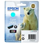 Epson T2632 inkt cartridge cyaan hoge capaciteit nr. 26XL (origineel)