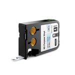 DYMO 1868741 XTL tape vinyl zwart op transparant 12mm (origineel)