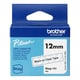 Brother Btag-131 niet-gelamineerde tape zwart op transparant 12 mm (origineel) | BROBTAG-131
