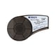 Brady M21-250-595-WT tape vinyl | zwart op wit | 6,35mm x 6,40m | BRAM21-250-595-WT